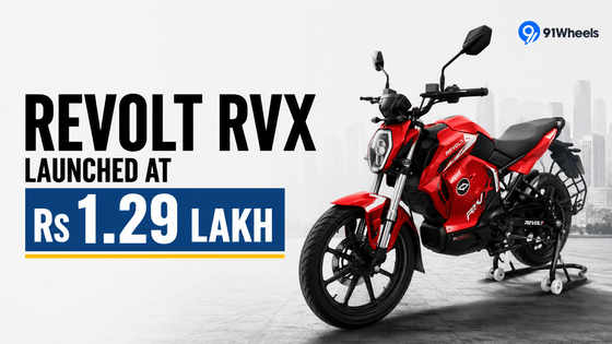 Revolt RVX Launched At Rs 1.29 Lakh, Available For Under Rs 94,990 In Delhi After Subsidy